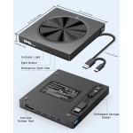 CD Drive Factory - Ultra Thin 7 in 1 USB 3.0 Hub