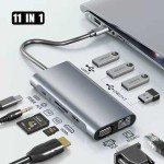 USB Hub Manufacturer - 11 in 1 USB 3.0 HDTV 4K