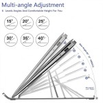 Laptop Stand Manufacturer - 7 Level Adjustable Aluminium
