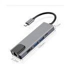 Type C Hub Factory - 5 in 1 Type C to USB3.0 RJ45