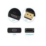 Display Port Adapter Factory - 1080P 60Hz DP to VGA Female