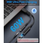 Charger Adapter Manufacturer - 2in1 USB-C to 3.5mm