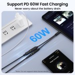 Audio Charger Factory - 2-in-1 USB C 3.5mm
