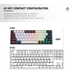 Mini Keyboard Supplier - KA646 Wired RGB Backlight Mini