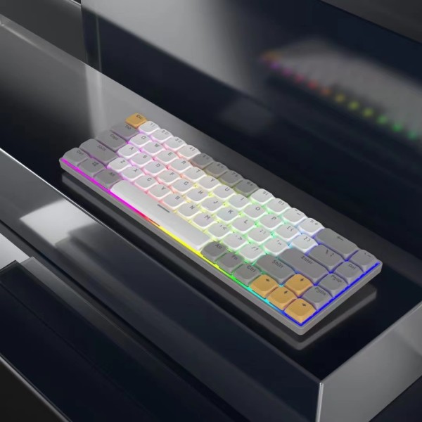 Mechanical Keyboard Supplier - 60% Layout 68 Keys Ultra-Slim