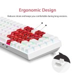 Gaming Keyboard Supplier - TK68 RGB Backlight ABS Keycaps