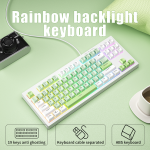 Gaming Keyboard Supplier - New 100% Teclado LED Backlit