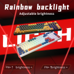 Gaming Keyboard Factory - LED Backlit Wired Full Size Gaming