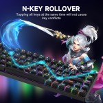 Gaming Keyboard Manufacturer - 68Keys ABS Keycap Glowing Russian