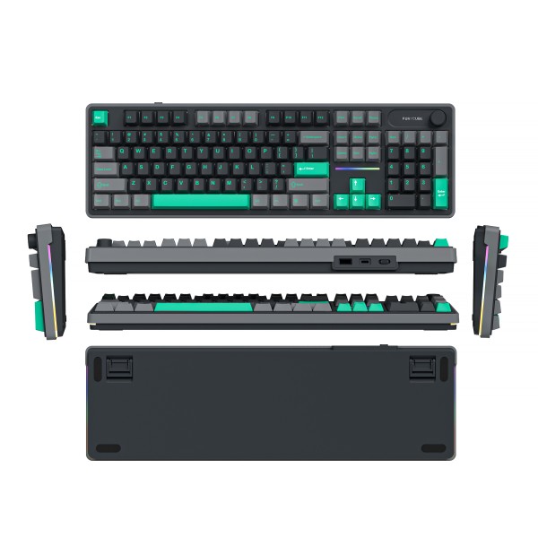 Wireless Keyboard Supplier - 2.4GHz Wireless RGB Light 104-Keys
