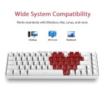 Gaming Keyboard Supplier - TK68 RGB Backlight ABS Keycaps