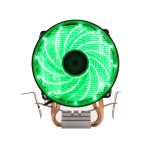 CPU Cooler Factory - Lanshuo 775 Silent Dual Copper Heat