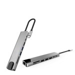 Dual Head Hub Factory - Type C 8 in 1 Dual Head SD Card