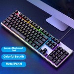 Mechanical Keyboard Factory - K500Y 104 Key Wired Metal Panel