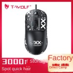 Office Mouse Factory - T WOLF G580 4D Style Anti Slip Grid