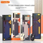 Keyboard Mouse Set Factory - T WOLF TF330 Ultra Thin RGB