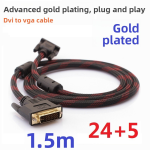 DVI to VGA Cable Manufacturer - High Definition 1.5m 24+5