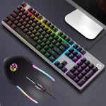 Keyboard Mouse Kit Manufacturer - KM300F Wired RGB Waterproof