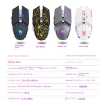 Gaming Mouse Factory - T WOLF Q15 Wireless Charging Luminous
