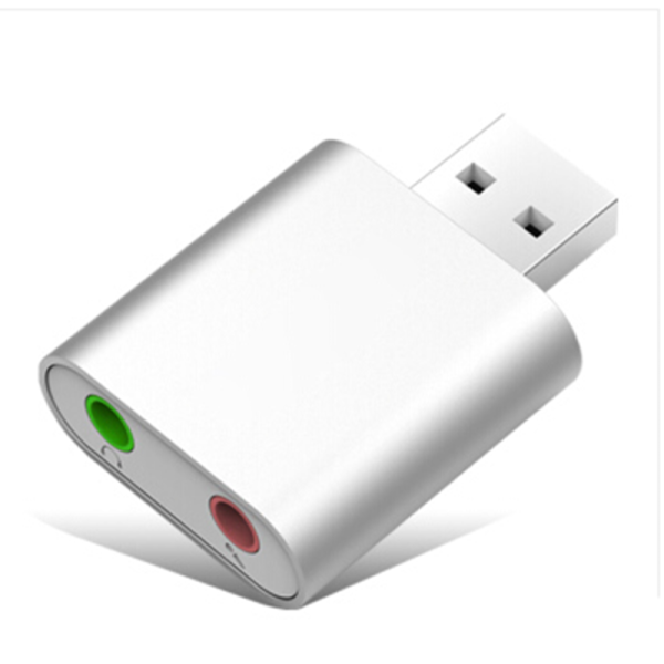 USB Sound Card Factory - USB 7.1 Aluminum Alloy Plug and Play