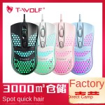 Honeycomb Mouse Factory - T Wolf V15 Mini Wired LED Backlit