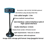 USB Camera Factory - V8 1080P External HD Integrated Mic