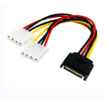 Power Adapter Cable Manufacturer - 15 Pin SATA to 4 Pin Molex