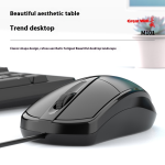 Optical Mouse Factory - M101 1.8m Wired USB 3D Office
