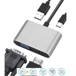 Docking Station Manufacturer - 4 in 1 TYPE C to HD MI VGA