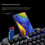 Gaming Keyboard Factory - 6900 Metal Luminous ABS Wired LED