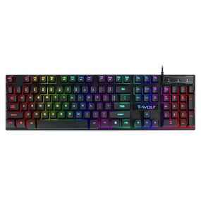 Gaming Keyboard Factory - T WOLF T20 Luminous 104 Keys