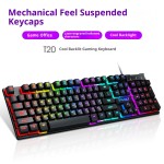 Gaming Keyboard Factory - T WOLF T20 Luminous 104 Keys
