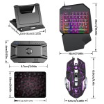Gaming Combo Manufacturer - T WOLF T19 Single Hand Keyboard