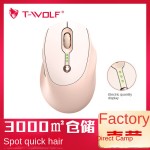 BT Mouse Factory - T WOLF Q7 Rechargeable TYPE C Display