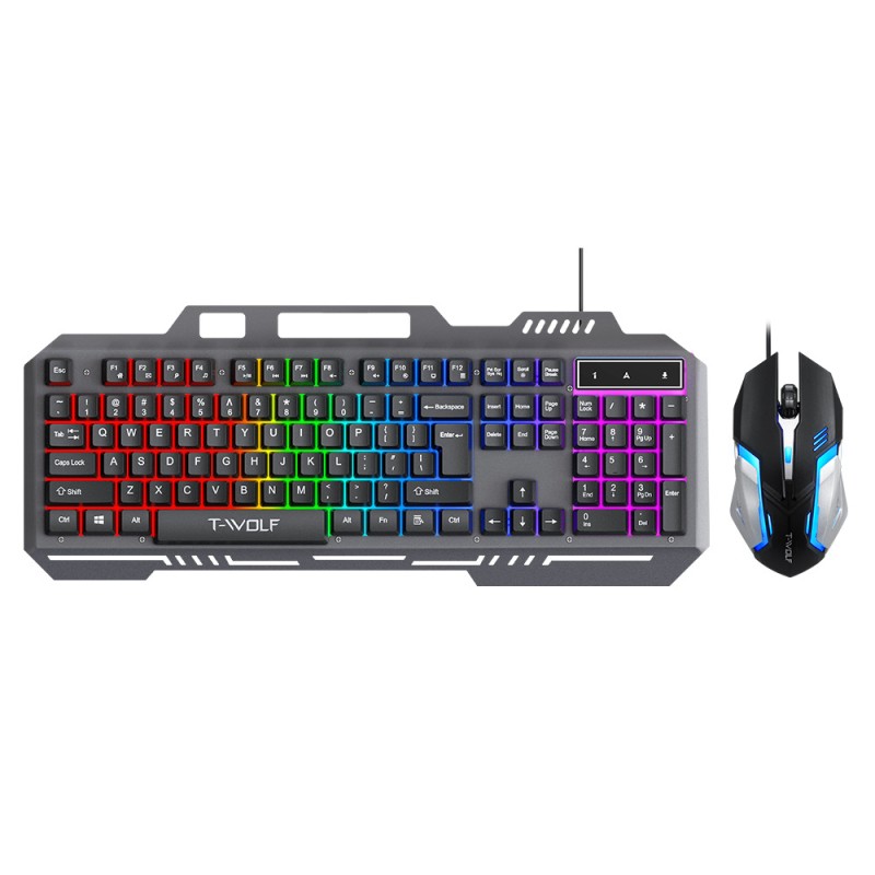 Keyboard Mouse Combo Manufacturer - T WOLF TF600 Wired USB