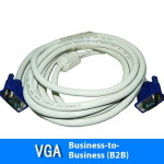 VGA Cable Manufacturer - White 1.8m 5m 15 Pin Male to