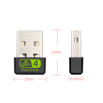 Mini WiFi Dongle Manufacturer - 150M RTL8188GU 2.4Ghz Free