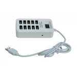 USB Splitter Manufacturer - 1 Meter 1603 10 Port USB 2.0