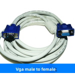 VGA Cable Manufacturer - White 1.8m 5m 15 Pin Male to