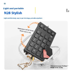 Numeric Keypad Factory - N28 High Quality USB 23 Keys