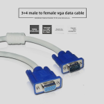 VGA Cable Manufacturer - White 1.8m 5m 15 Pin Male to