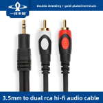 Audio Cable Factory - YX 1363 3.5mm to Dual RCA Splitter