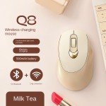 Wireless Mouse Manufacturer - Q8 Mute Charging 500mAh Battery