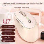 BT Mouse Factory - T WOLF Q7 Rechargeable TYPE C Display