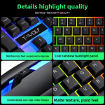 RGB Combo Manufacturer - Tf230 Wired Luminous 1600 DPI