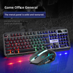 Gaming Keyboard Factory - 6900 Metal Luminous ABS Wired LED