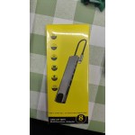 Network Hub Manufacturer - Hot Selling Type C 8 in 1 Ethernet