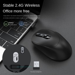 Wireless Mouse Manufacturer - Q8 Mute Charging 500mAh Battery
