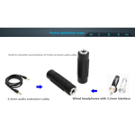 Audio Adapter Factory - 3.5mm Female to Female Straight Through