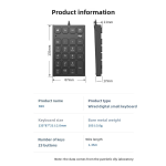 Numeric Keypad Factory - N28 High Quality USB 23 Keys